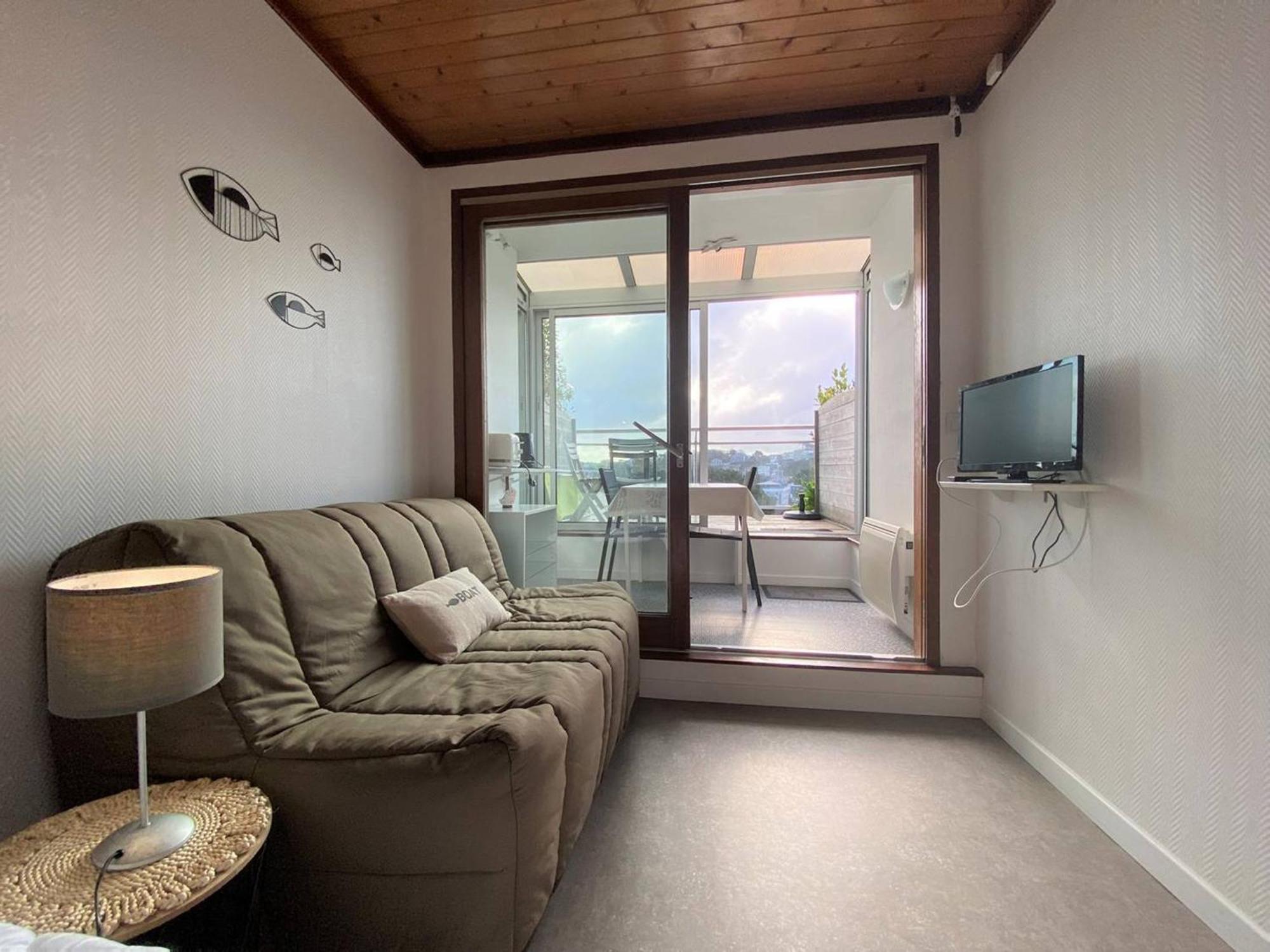 Studio Avec Terrasse Et Loggia A 400M De La Plage A Perros-Guirec - Fr-1-368-381 Zewnętrze zdjęcie